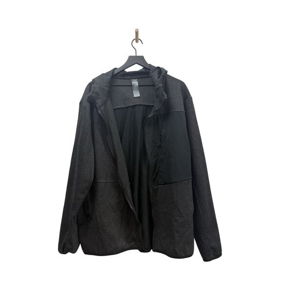 Champion Hoodie Jacket Men's‎ XXL Zip Up Gray Streetwear Minimalist Workout #108 - Picture 1 of 14